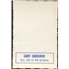 Image 2 : 1970-71 O-PEE-CHEE DECKLE EDGE GARY SABOURIN