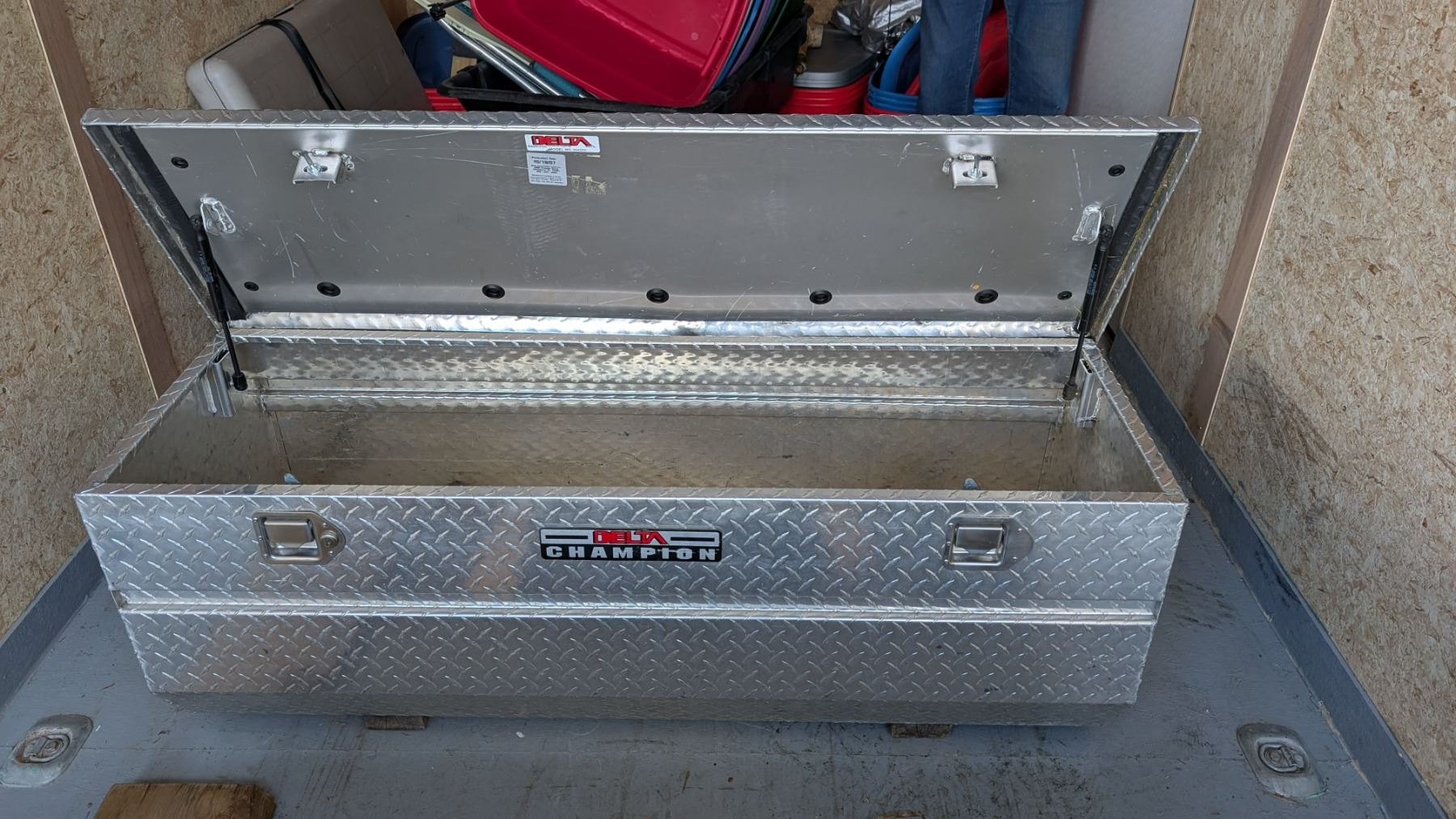 Truck Checker Plate Tool Box