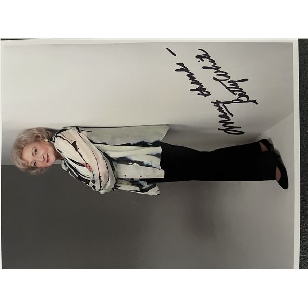 Betty White signed photo