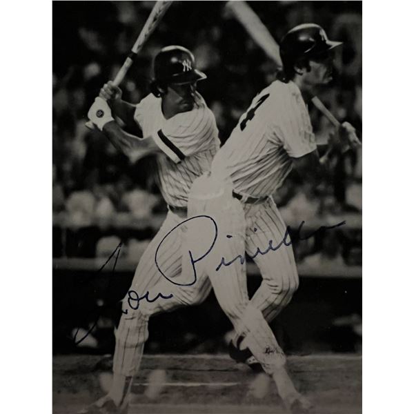 Lou Piniella signed photo