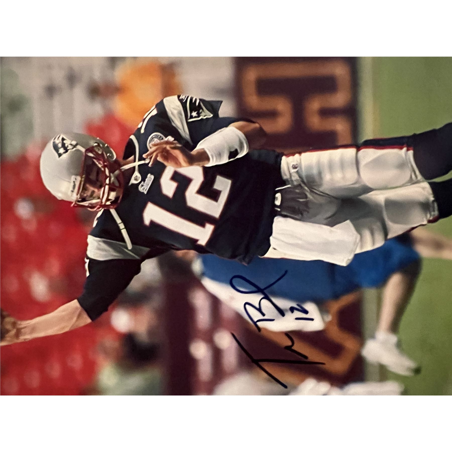 Tom Brady Signed 8x10 Photo Framed Patriots Mini Helmet Vintage Auto Coa 1000 Tom Brady Signed 8x10 Photo Framed Patriots Mini Helmet Vintage Auto Coa 1000