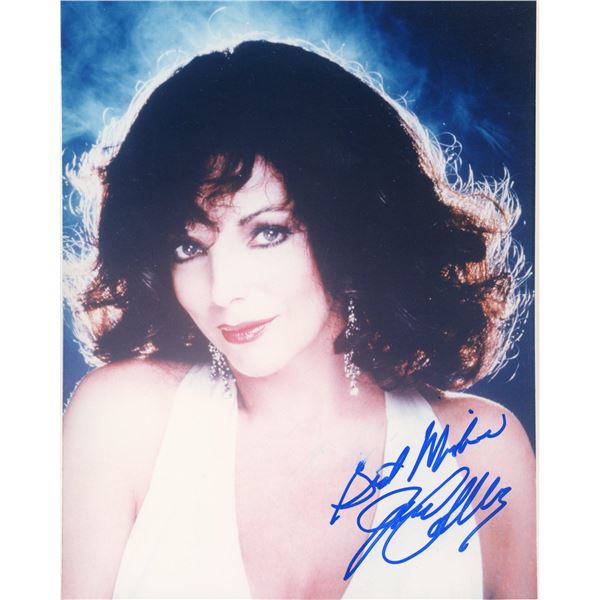 Joan Collins signed photo