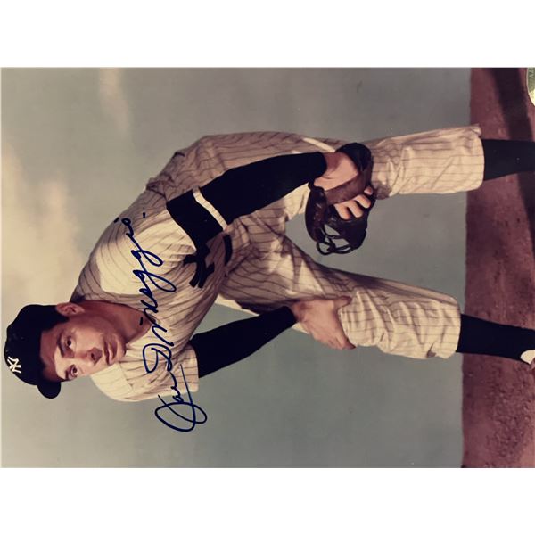 NY Yankees Joe DiMaggio signed photo