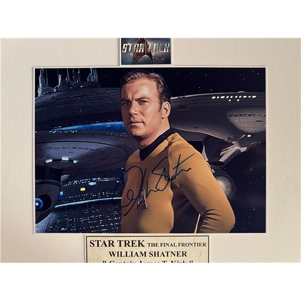 Star Trek William Shatner signed photo