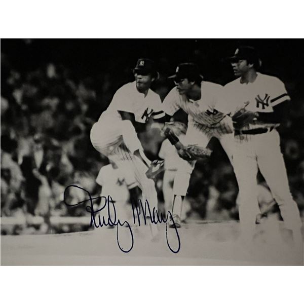 Rudy May signed photo