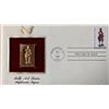 Image 1 : Folk Art Series Highlander Figure Gold Stamp Replica First Day Cover