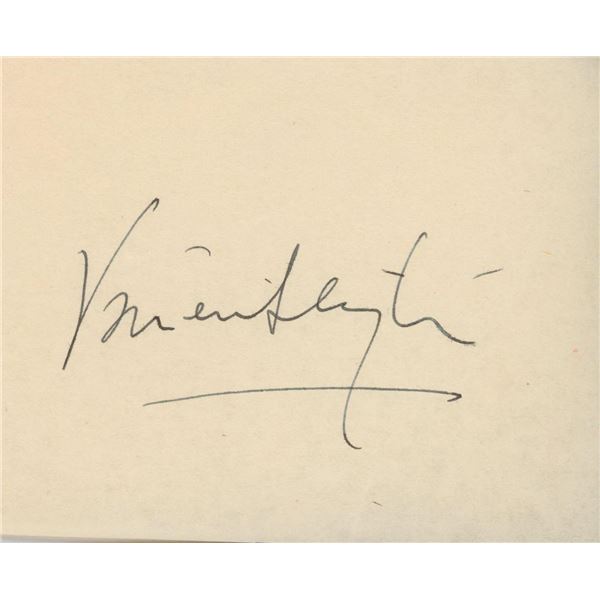 Vivien Leigh signature cut