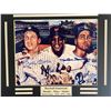 Image 1 : Duke Snider, Willie Mays and Mickey Mantle signed photo.