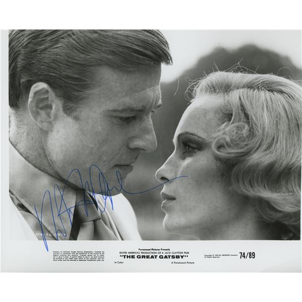 The Great Gatsby signed movie photo. GFA Authenticated