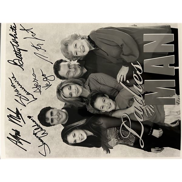 Ladies Man cast signed photo