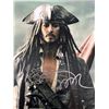 Image 1 : Pirates of the Caribbean Johnny Depp signed photo