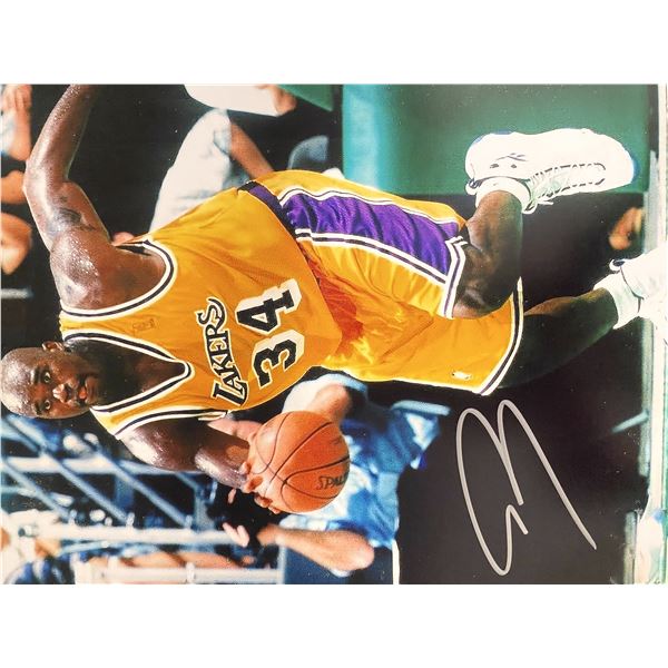 LA Lakers Shaquille O'Neal signed photo