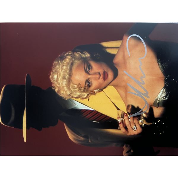 Dick Tracy Madonna signed movie photo