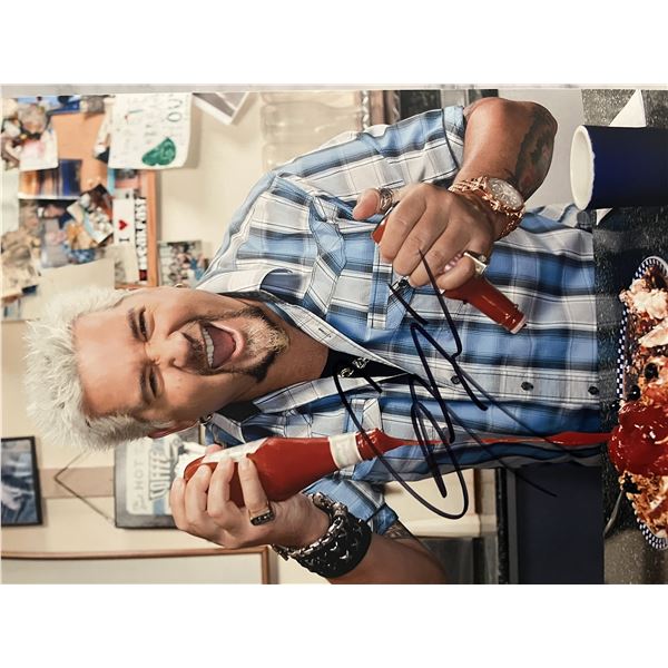 Chef Guy Fieri signed photo