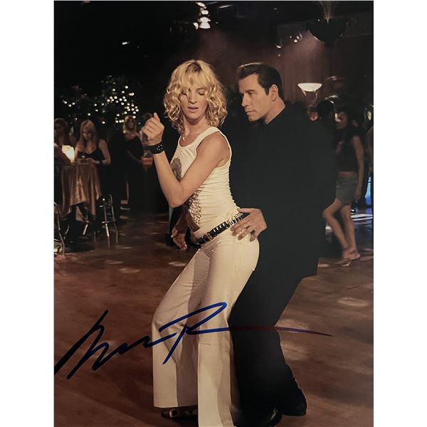 Pulp Fiction Uma Thurman signed movie photo