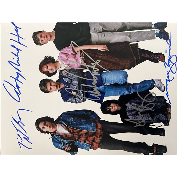 The Breakfast Club cast signed movie photo