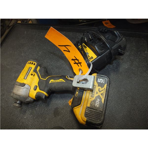 Dewalt Brushless 20 volt Max 1/4" Impact Driver