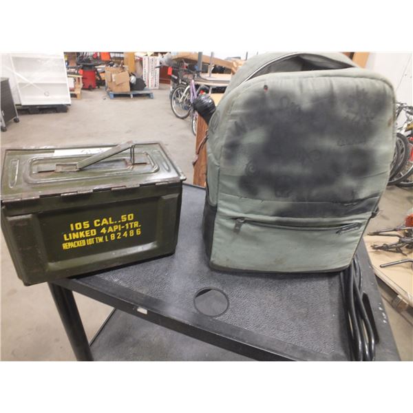 Backpack w/ Assorted Tools & Metal Ammo