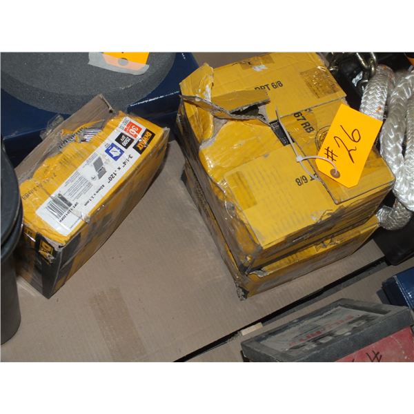 3 Boxes Of Brad Nails