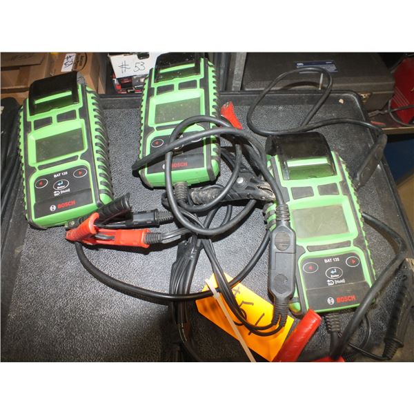 3 Bosch Battery 135 Testers