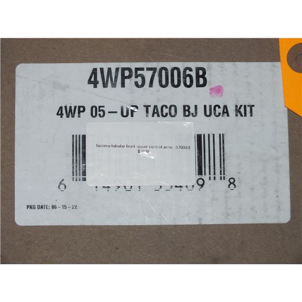 Tacoma Tubular Upper Control Arms