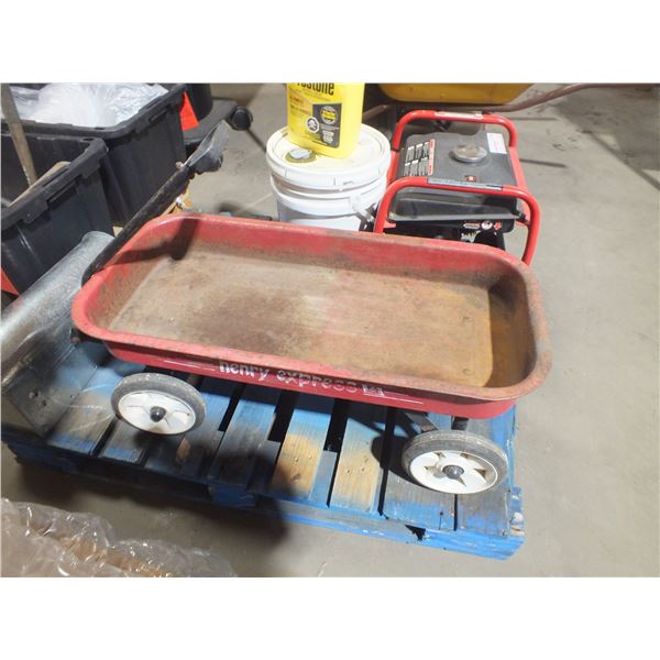 Henry Express Red Metal Wagon