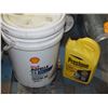 Image 1 : Pail Of Oil & 1 Jug Of Antifreeze