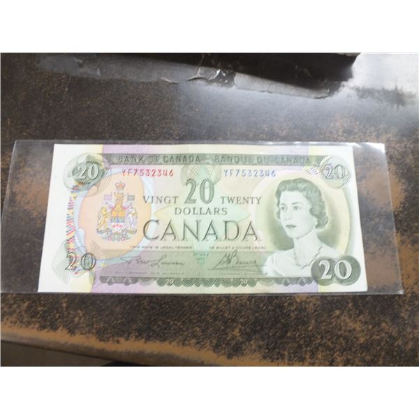 Canadian 20 Dollar Bill