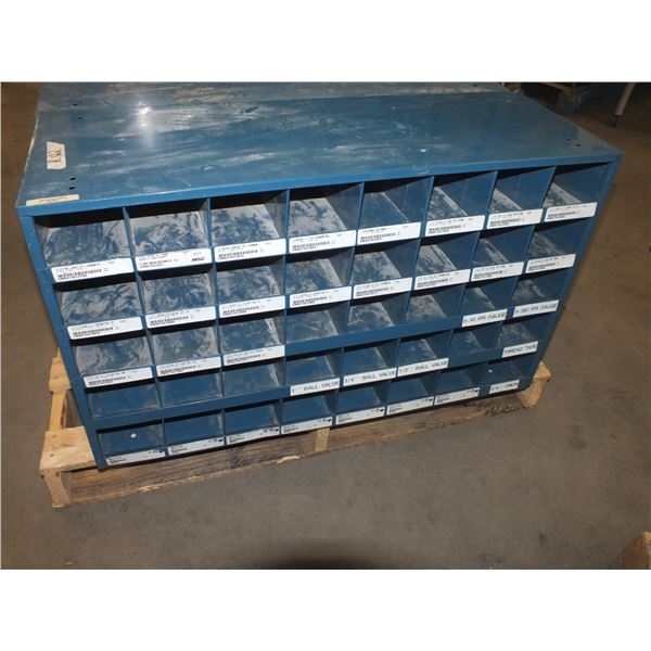 40 Slot Metal Parts Bin