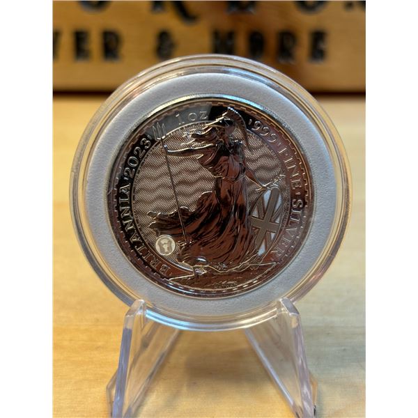 Lot 6-1) 1 oz Britannia 2023 silver