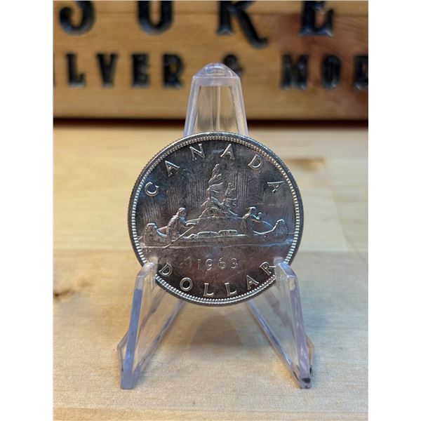 Lot 15-1) 1 Canadian dollar 1963