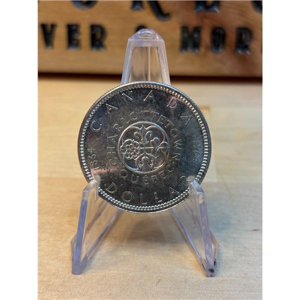 Lot 49-1) 1 Canadian dollar 1964