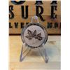Lot 91-1) 2 oz Canadian Maple Leafs Silver coin