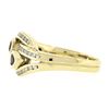 Image 5 : 14K Yellow Gold 0.96 ctw Ruby, Sapphire & Diamonds Moi Et Toi Bypass Band Ring