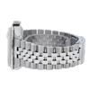 Image 5 : Rolex Mens Stainless Steel Diamond Lugs And Princess Cut Diamond Datejust Wristw