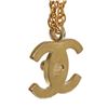 Image 4 : Chanel Gold Plated CC Turn-Lock Chain Nacklace