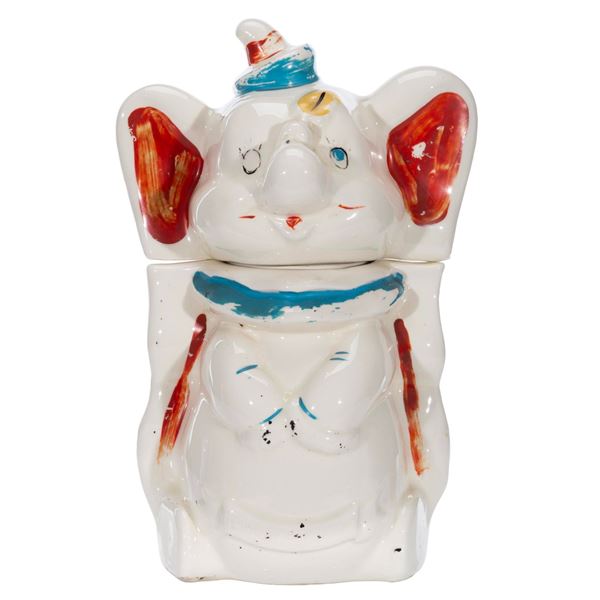 A 1940s Dumbo Cookie Jar.