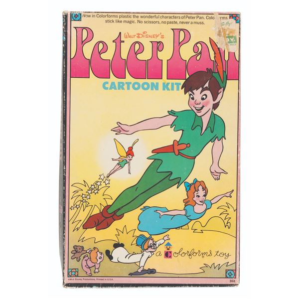A Walt Disney's Peter Pan Cartoon Kit by Colorforms.