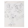 Image 1 : Goofy, Magoo, Donald, & Mickey Sketches by Dick Kinney.