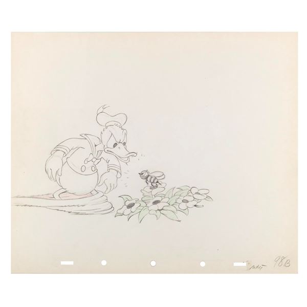 A "Moose Hunters" Donald Duck Production Drawing.