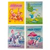 Image 1 : Four Pre-Opening 1955 Disneyland Coloring Books.