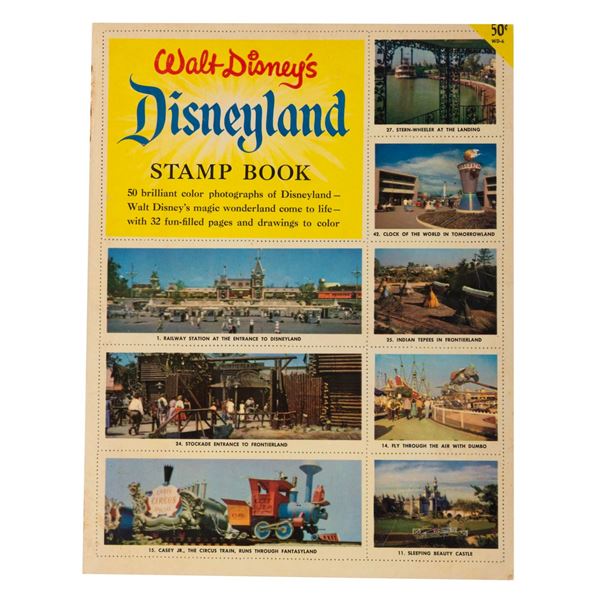 A Walt Disney's Disneyland Stamp Book.