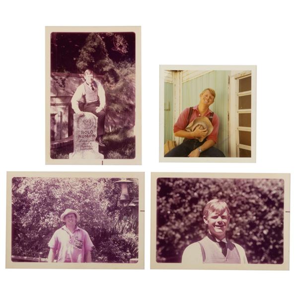 Four 1970s Disneyland Cast Member Photos.