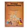 Image 1 : A "Disneyland Honorary Citizen" Certificate.