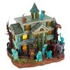 Image 3 : A Haunted Mansion Model with Fiber Optic Lights.