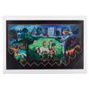 Image 1 : A Signed Mr. Toad’s Wild Ride Mural Lithograph.
