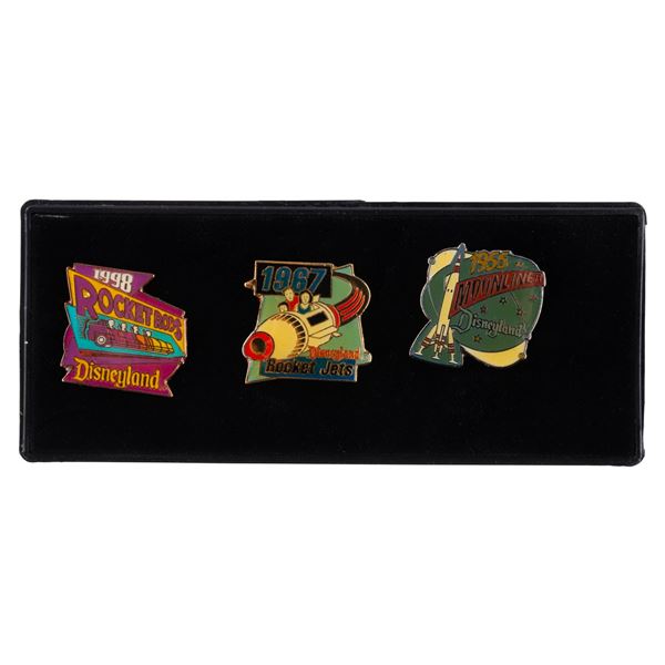 A Set of New Tomorrowland Press Exclusive Pins.