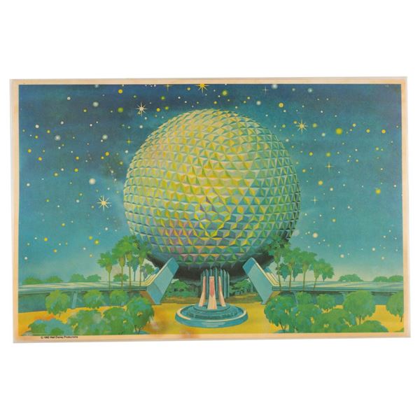 An EPCOT Center Opening Year Placemat.