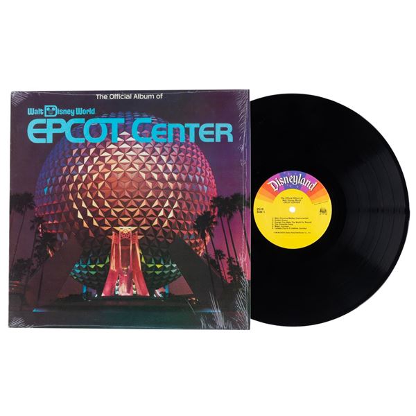 "The Official Album of EPCOT Center" Record.