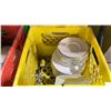 Image 2 : 4 CRATES OF WHITE 6" ROUND GOLD RIMMED COMMERCIAL RESTAURANT SIDE PLATES & WHITE 12" ROUND